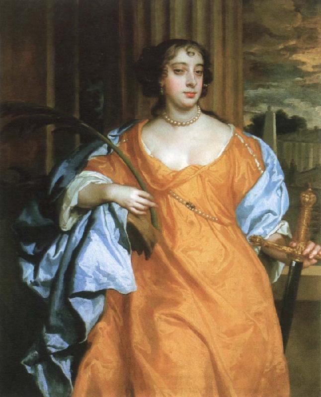 Sir Peter Lely barbara villiers,duchess of cheveland as st.catherine of alexandria china oil painting image